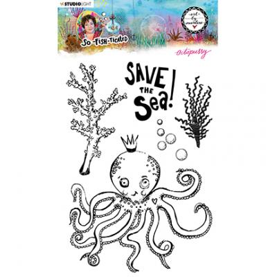 StudioLight So-Fish-Ticated Clear Stamps - Octopussy